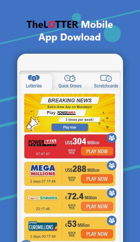 Download Thelotter App