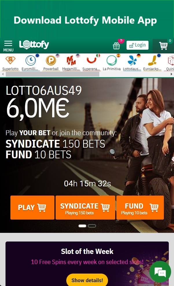 Lottofy mobile app Download Lottofy App